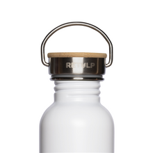 Afbeelding in Gallery-weergave laden, De perfecte herbruikbare waterfles! Deze fles is gemaakt van RVS waardoor hij lekker licht is en makkelijk mee te nemen. Stevig, recyclebaar en vrij van schadelijke stoffen. 
