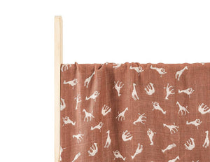 BB Eco Shop Hydrofiele doek van katoenen mousseline, waarmee je je kleintje in kunt swaddlen. Ook op andere manieren te gebruiken 