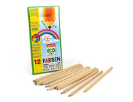 Kleurpotloden zijn ideale hulpmiddelen voor kinderen bij het leren van verschillende artistieke technieken, zoals schetsen, arcering, schaduw enz. BB Eco shop 